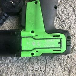 Snap On 3/8 14.4v Green MicroLithium Cordless Impact Wrench Gun Kit CTEU761AG