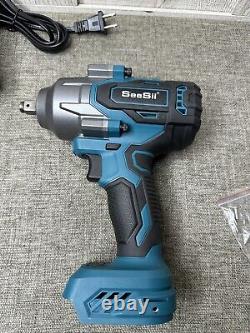 1000Nm Cordless Impact Wrench High Torque 1/2 with Batteries, Charger & Sockets