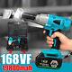 168VF 19800mAh 1/2 Electric Cordless Impact Wrench Drill Socket With LED Light