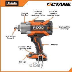 18-Volt Cordless Brushless 1/2 in. High Torque 6-Mode Impact Wrench (Tool only)