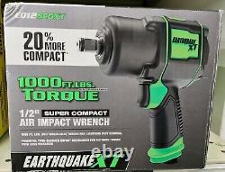 1/2 Air Impact Wrench Cordless Twin-hammer High Torque 1200 Ft Lbs