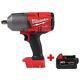 1/2 Inch Impact Wrench Milwaukee 1400 18v Lithium Cordless Driver with Battery
