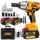 2024 Cordless Impact Wrench 1/2 1800Nm Brushless Drill 3 Speed + Free Case