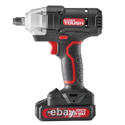 20 V Cordless 1/2-Inch Impact Wrench with 2.0 Ah Battery and Charge