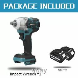 22800mAh 288VF Brushless Electric Cordless Impact Wrench 1/2 Lithium-Ion Battery