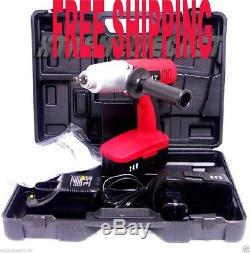 24V 300 Ft-LBS CORDLESS IMPACT WRENCH Gun with 2 Batteries & a Charger + Case