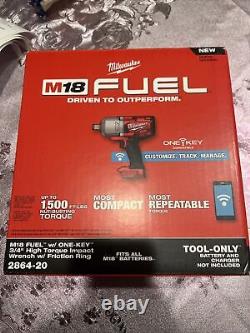 2864-20 M18 FUEL 3/4 High Torque Impact Wrench withONE KEY (TOOL ONLY) Milwaukee