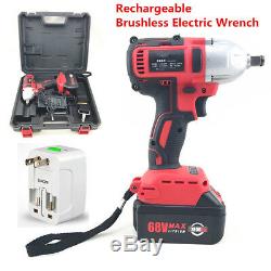 360n. M 68V Brushless Electric Impact Wrench Cordless Rechargeable 7800Ah Battery