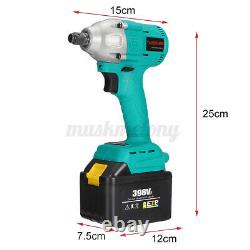 398VF 680NM 1/2'' Cordless Electric Impact Wrench Brushless Battery