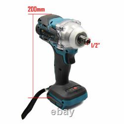 520Nm 1/2 68V Cordless Electric Impact Wrench Drill Drive Tool + Li-ion Battery