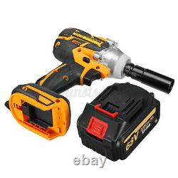 68V Electric Cordless Impact Wrench Brushless Impact Drill Power Tool+2 Batterys