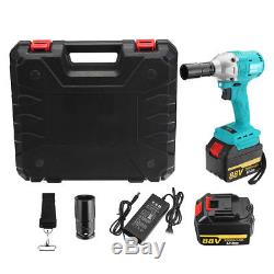 88V 15000mAh 2 Li-Ion Battery Charger Brushless Cordless Impact Wrench With BOX