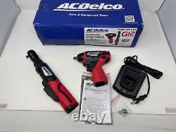 ACDelco 12V 3/8 Brushless Ratchet Wrench & Impact Wrench Combo. No Battery
