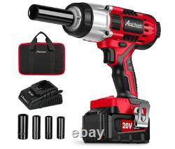 AVID POWER Cordless Impact Wrench, 1/2 Impact Gun with Max Torque 330 ft lbs
