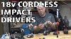 All About 18v Cordless Impact Drivers And Wrenches