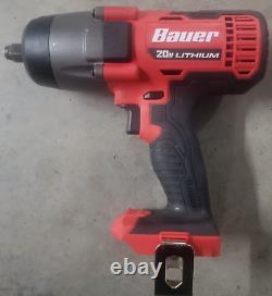 Bauer 1782C-B 20V Hypermax Lithium Cordless 1/2 Impact Wrench with 5 Ah Battery