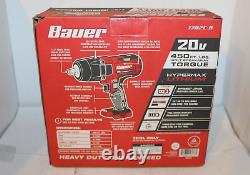 Bauer 1782C-B 20v Hypermax Cordless 1/2 in. Impact Wrench 450ftlbs (Tool Only)