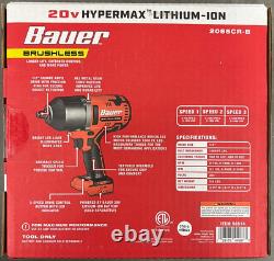 Bauer 20V Brushless Cordless 1/2 in High-Torque Impact Wrench with Friction Ring
