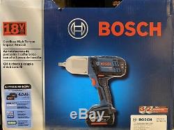 Bosch 18V Cordless Lithium-Ion High Torque 1/2 in. Impact Wrench HTH18101 New