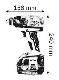 Bosch Cordless li-ion Brushless Impact Wrench Driver GDX 18V-EC Body Only