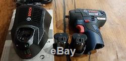 Bosch GDS 12V-115 Cordless Impact Wrench including 2xBattery and charger