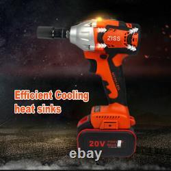 Brushless Cordless Impact Wrench Max 800Nm 1/2 inch Drive with 13000mAh Battery
