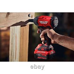 CRAFTSMAN 20V Brushless Cordless Impact Driver, 1/2 IN, Tool Only (CMCF921B)