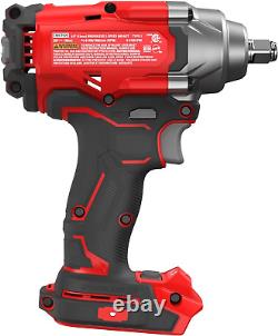 CRAFTSMAN V20 Cordless Impact Wrench, 1/2 Inch, Bare Tool Only (CMCF921B)