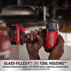 CRAFTSMAN V20 RP Impact Wrench, Cordless, Brushless, High Torque, 1/2 Inch, 4Ah