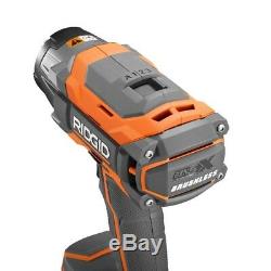 Compact Impact Wrench Kit Cordless Brushless with One 4.0 Ah Battery 18V Charger