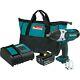 Cordless Brushed Impact Wrench Tool Set Battery Drive Bag Charger Makita 1/2 in