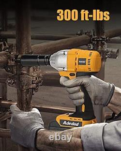 Cordless Impact Wrench 1 2 inch 300 ft lbs with Battery
