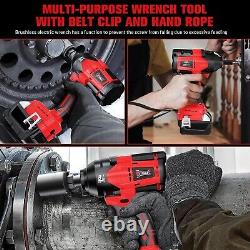 Cordless Impact Wrench 1/2 inch for Milwaukee 18V Battery, 600FT-LBS(No Battery)