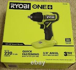 Cordless Impact Wrench 220 ft. /lbs. Torque 3/8 in. Anvil LED Worklight