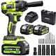 Cordless Impact Wrench, 406Ft-Lbs (550N. M) Brushless 1/2 Inch Impact Wrench, 280