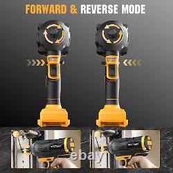 Cordless Impact Wrench Compatible 20V Battery 1000Nm 1/2 Inch Brushless