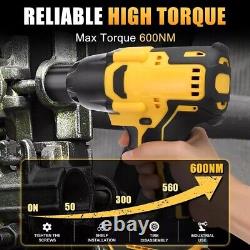 Cordless Impact Wrench Compatible with 20V Dewalt Max Battery, 600N (No battery)