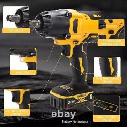 Cordless Impact Wrench Compatible with 20V Dewalt Max Battery, 600N (No battery)