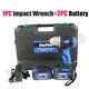 Cordless Impact Wrench Driver Electric Nut Gun 1/2 Li-Ion LED 18V Spare Battery