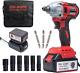 Cordless Impact Wrench JSD 20V Electric Impact Driver 4.0Ah Battery, Brushless