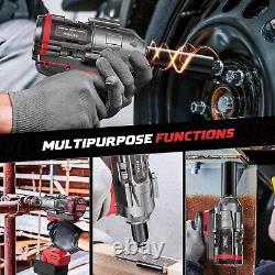 Cordless Impact Wrench for Milwaukee M18 Battery, 1/2 inch Impact Wrench 900Ft-lb