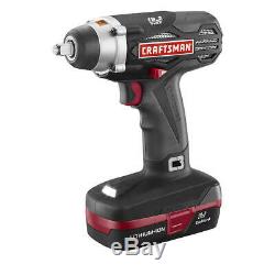 Craftsman 3/8 In 19.2V Impact Wrench Kit 36558 Lithium Ion Cordless Brand New