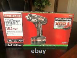 Craftsman C3 1/2 Heavy Duty Impact Wrench Kit 4Ah XCP Battery charger Included