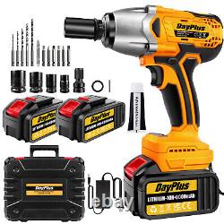 DAYPLUS Impact Wrench 21V 3 Mode Speed Cordless Brushless 1/2 in. Wrench