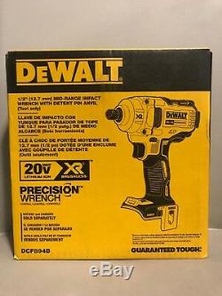 DEWALT 20V Cordless 1/2 in Impact Wrench with Detent Pin Anvil (TOOL ONLY)