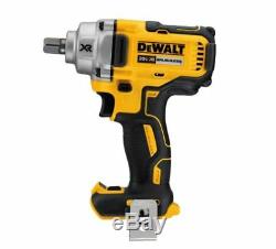 DEWALT 20V Cordless 1/2 in Impact Wrench with Detent Pin Anvil (TOOL ONLY)