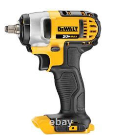 DEWALT 20V MAX Cordless Impact Wrench with Hog Ring, 3/8, Tool Only (DCF883B)
