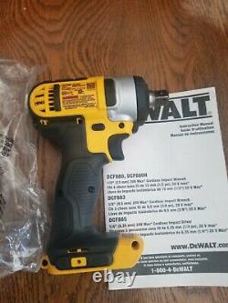 DEWALT 20V MAX Cordless Li-Ion 1/2 in. Impact Wrench DCF880B Tool Only
