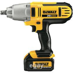 DEWALT 20V MAX XR Li-Ion 1/2 in. HT Impact Wrench Kit with D-Pin DCF889M2 New
