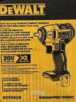 DEWALT DCF890B 20V Max XR 3/8 Compact Impact Wrench TOOL ONLY Brand New